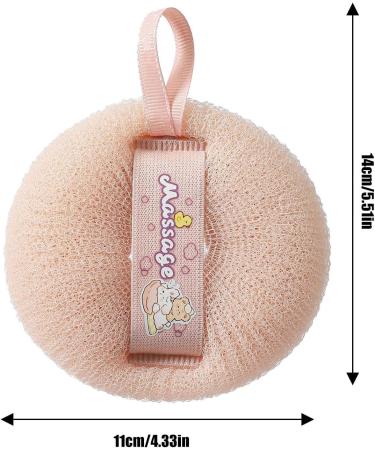 Bath Sponge Soft Exfoliator Shower Body Wash Scrub 11/14cm Foam Loofah Sponge FPM Loofah Sponge for Extra Foaming Bathing Sponges for Shower for Adults & Childrens Pink - Buy Online on GoSupps.com