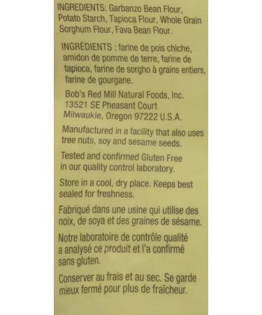Bobs Red Mill Gluten Free All Purpose Baking Flour 624 Grams 624 g (Pack of 1) - Buy Online on GoSupps.com