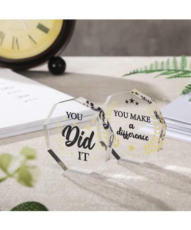 Janmercy 10 Pcs Appreciation Acrylic Award Set - Ideal Trophy Gift for Adults and Kids - Buy Online on GoSupps.com