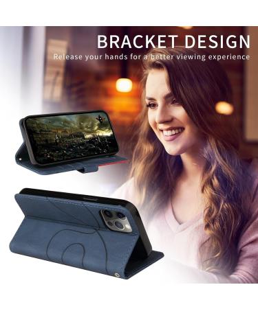 Premium PU Leather Wallet Case for Huawei Mate 20 Lite - Haygdz Card Compartment Magnetic Stand Blue - Buy Online on GoSupps.com