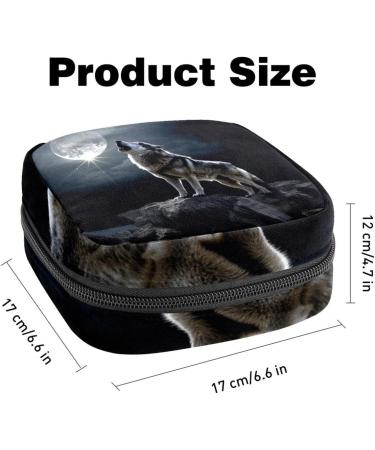 Period Bag - Stylish Sanitary Pad Storage & Tampon Holder | Perfect for Purse - Modern Design 4.7x6.6x6.6 in - Buy Online on GoSupps.com