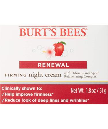 Burts Renewal Night Firming Cream 1.8oz - Shop Internationally for Youthful Skin - Buy Online on GoSupps.com