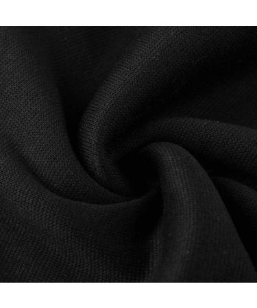 Bigfanshu Womens Hoodies Solid Lace Up Drawstring Long Sleeve Sweatershirt Hoodie Tops Autumn Loose Sweatshirt Female Black - Buy Online on GoSupps.com