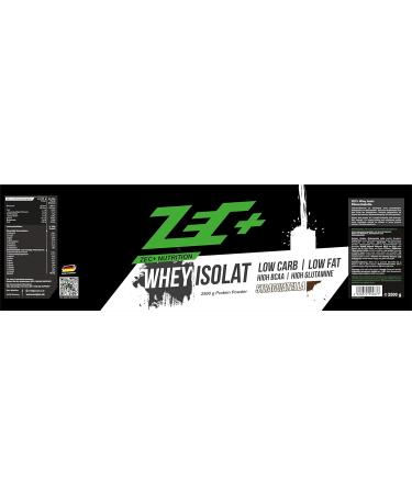 Zec+ Nutrition Whey Isolate 2500g - Stracciatella | Low-Fat Pure Whey Protein Powder | Buy Online Internationally - Buy Online on GoSupps.com