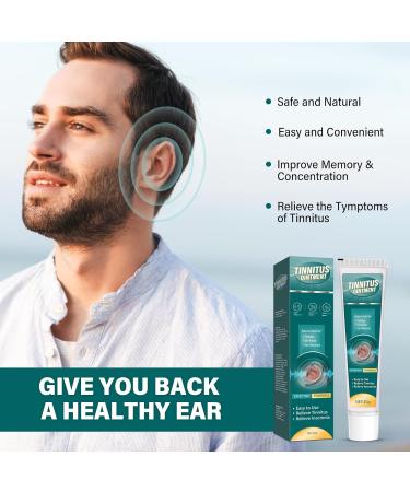 Herbal Tinnitus Relief Cream - Soothing Treatment for Ringing Ears, Hearing Loss & Discomfort - Buy Online on GoSupps.com