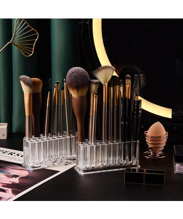 Convenient Eyeliner Holder Organizer for Women 26 Slots Transparent Lip Liner & Eyebrow Pencil Organizer Ideal for Makeup Brushes and Accessories - Buy Online on GoSupps.com