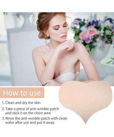 5Chest wrinkle pads Anti Wrinkle Silicone Chest Patches Anti Aging Pad For Crepe Erase & Wrinkles Reusable silicone pads against breast wrinkles Overnight Wrinkle Remover Treatment while Sleeping - Buy Online on GoSupps.com