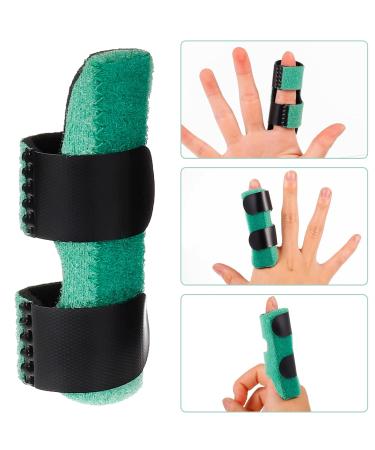 Old Compluser 3-Piece Finger Orthosis for Arthritis & Tendinitis - Support for Small Index & Ring Fingers (Yellow/Green/Skin Tone) - Ideal Finger Bandage & Rail - Buy Online on GoSupps.com