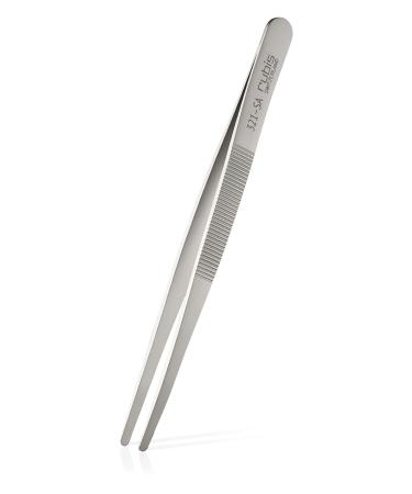 Rubis Tech precision tweezers 321 -SA - 118 mm - technical tweezers 2.5 mm wide round tip blunt anti -timing acid -resistant
