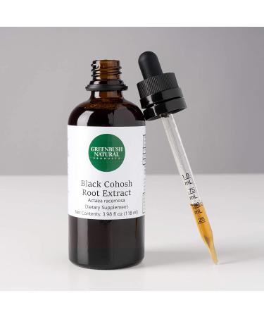 Greenbush Black Cohosh Liquid Extract - Menopause Health Support - 4 oz (240 Doses) - Buy Online on GoSupps.com