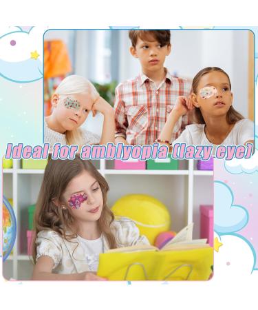 Panitay 36 Pcs Kids Girls Eye Patches - Toddler Adhesive Cotton Eye Patches for Amblyopia - Breathable & Stylish 12 Regular Size Designs - Buy Online on GoSupps.com