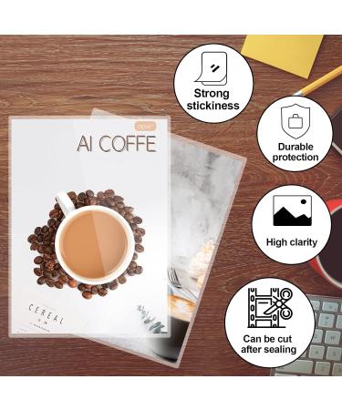 HERKKA 100 Pack Laminating Sheets Hold 11 x 17 Inch Sheet 5 Mil Clear Thermal Laminating Pouches 11.5 x 17.5 Inch Lamination Sheet Paper for Laminator Round Corner - Buy Online on GoSupps.com