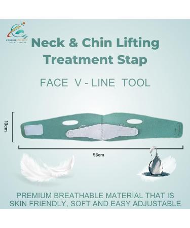 Neck & Chin Lifting Treatment Strap - Say goodbye to sagging skin & double chin with our lifting strap for a noticeably defined jawline & youthful look - Buy Online on GoSupps.com