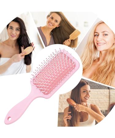 gifyym Curl Defining Brush Curling Brush for Women and Men Less Pulling Magic Styler Airstyler Hair Curly Styling Hair Brushes for Detangling Combing Shaping and Defining Pink - Buy Online on GoSupps.com