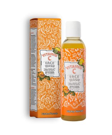 LilyAna Naturals Vitamin C Face Wash - Skin Care Products - Facial Cleanser and Exfoliator for Women and Men - 6oz