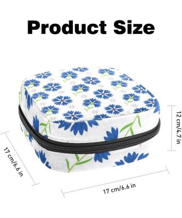 Women s Bonds Storage Pockets Stillpad Holder - Bluebonnet Flowers Portable Period Kit Bag | Feminine Product Organizer for Girls - Buy Online on GoSupps.com