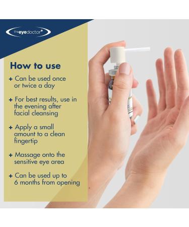 The Eye Doctor Advanced Eyelid Oil Moisturising & Nourishing Eyelid Oil For Dry & Irritated Eyelids Suitable For Sensitive Skin 10ml - Buy Online on GoSupps.com