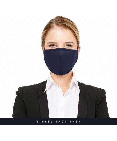 Breathable Face Mask with Nose Wire & Adjustable Ear Loops - 5 Pcs Reusable 3-Ply (Fashion Style) - Buy Online on GoSupps.com