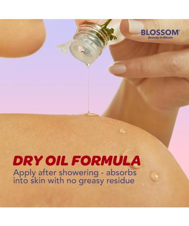 Blossom Skincare Moisturizing Body Oil Hydrating Dry Oil with Real Flowers Coconut 2 fl. oz (60ml) - International Shipping Available - Buy Online on GoSupps.com