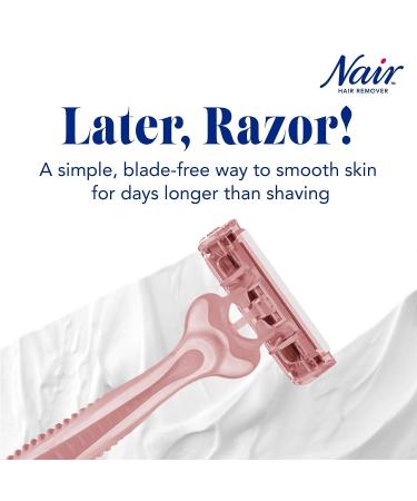 Nair Bladeless Shave Whipped Cr me with Rosewater 5oz - Hair Remover Cream - Buy Online on GoSupps.com