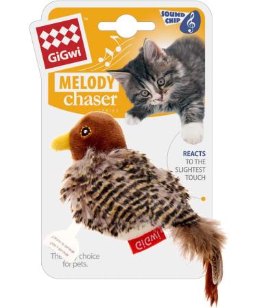 Suhaco Interactive Cat Feather Toy with Melody Chaser for Indoor Cats - Funny Squeak Kitten Toy for Boredom Relief - Buy Online on GoSupps.com