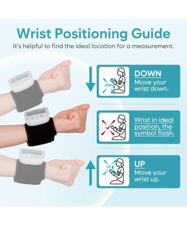 Bluetooth Wrist Blood Pressure Monitor: Easy Home Accurate Automatic Blood Pressure Machine for Home Use - Portable with Backlit Display & Adjustable 5.3-8.5 inch Large Cuff - Irregular Heartbeat Monitoring & Unlimited Memory in the App - Buy Online on GoSupps.com