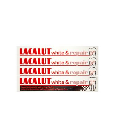 4x LACALUT white & repair toothpaste 75 ml PZN: 04387912 Special toothpaste toothpaste