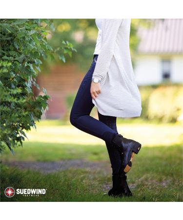 Suedwind Advanced II FZ Reit Ankle Boot | Cowhide Slipper Shoe with Front Zipper | Ortholite Sole | Comfortable Black Boots Size 36 - International Shipping Available - Buy Online on GoSupps.com