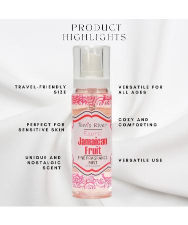 Infinix Fine Fragrance Mist Set - Baby Fresh Powder & Jamaican Fruit- 2 fl oz/60ml (Pack of 2) - Long-Lasting Body Spray for Daily Use - Gentle Perfume for Men & Women Elegant and Affordable Fragrance - Buy Online on GoSupps.com