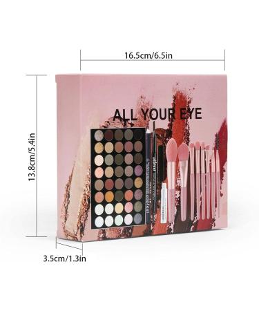 40 Color Eyeshadow Palette | Eyeshadow Palette Eye Brushes Makeup Set - 40 Colors Neon Shimmer Matte Eye Shadow Powder Highly Pigmented Set Generic Set002 - Buy Online on GoSupps.com