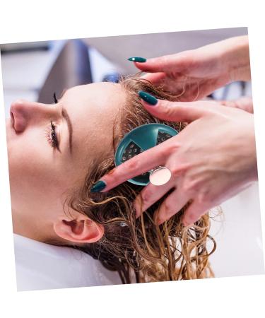 Collbath Shampoo Kamm Scalp Massager | Travel Compact Scalp Brush | Durable Scalp Peeling Accessory | Hotel & Home Use | Green 9x8cm - Buy Online on GoSupps.com