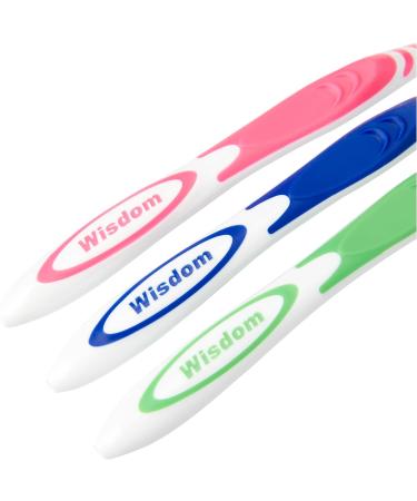 Wisdom Regular Fresh Plus Firm Toothbrushes - Triple pack - Buy Online on GoSupps.com