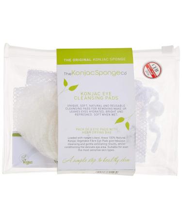 Konjac Sponge Disk - Gentle Eye Makeup Remover | Eco-Friendly Natural Skin Care - Buy Online on GoSupps.com