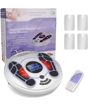 Medic Blood Circulation Stimulator - EMS Foot Massager for Improved Blood Flow Leg Relaxation & Neuropathy Relief | Silver Violet - Buy Online on GoSupps.com