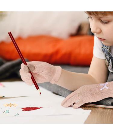 Evridwear Kids Moisturizing Gloves - 2 Pairs Extra Small Cotton Touchscreen Gloves for Dry Hands Eczema, SPA, Hand Care - Pink - Buy Online on GoSupps.com