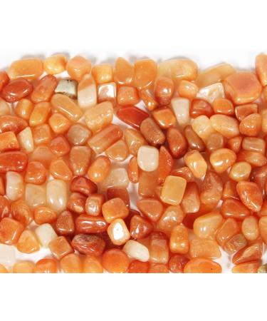 500g Red Aventurine Stones - Mini Gemstone Chips & Healing Crystals in Gift Box | International Shipping Available - Buy Online on GoSupps.com