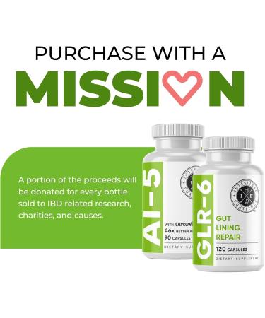 Intestinal Fortitude AI-5 & GLR-6 Digestive Health Supplement Bundle w/Glutamine Turmeric Curcumin for Gut Health Capsule Supplement & Support Digestive Health Non-GMO Dairy Free - 30-Day Supply GLR-6 / AI-5 Bundle - Buy Online on GoSupps.com