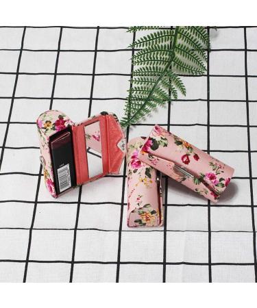 Lurrose Lipstick Case with Mirror - 4-Piece Makeup Organizer for Women | Travel Cosmetic Storage Bags - Buy Online on GoSupps.com