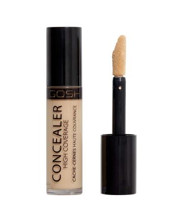 GOSH Concealer High Coverage 003 Sand for optimal cover power IFLUSIE MACHUP cover dark circles redness impurities reliably from I highlighting & contouring I folds make-up IVegan 003 sand 21.5 g (1 Pack)