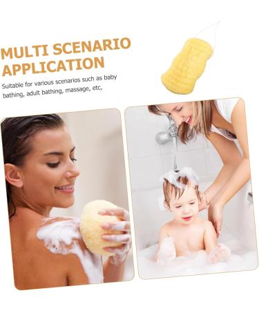 minkissy Bath Sponge Portable Shower Tool Portable Bath Scrubber Wear-Resistant Bath Scrubber Bathing Tool Sponge for Bath Household Shower Tool Comfortable Shower Tool Bath Accessory - Buy Online on GoSupps.com