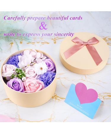 Buy Floral Scented Rose Soap Petals - Luxurious Body Soap Gift Set for Women in Pink & Purple Box | Perfect for Birthdays Valentine s Day Thanksgiving & Christmas - Buy Online on GoSupps.com