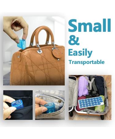 31 Day Monthly Pill Organizer - Portable Medicine Case for Vitamins Supplements & Fish Oils - Buy Online on GoSupps.com