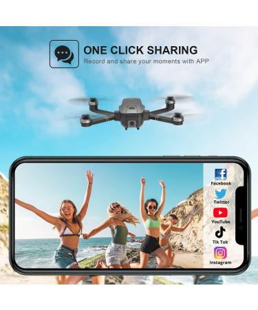 Holy Stone HS720 Foldable GPS Drone with 4K UHD Camera for Adults, Quadcopter with Brushless Motor, Auto Return Home, Follow Me, 52 Minutes Flight Time, Long Control Range, Includes Carrying Bag - Buy Online on GoSupps.com