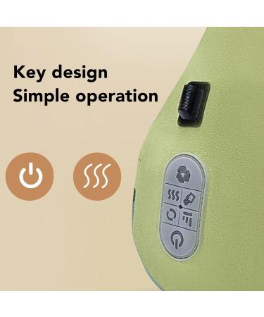 Electric Neck Massage Cushion - 2 Strengths for Tiredness Relief & Shoulder Circulation - EU Connector - Perfect for Home Use - Buy Online on GoSupps.com