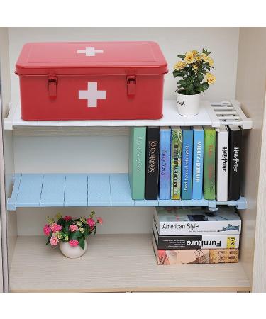 Xbopetda First Aid Medicine Box - Metal Storage Tin with Safety Lock for Home Emergency - Red - Buy Online on GoSupps.com