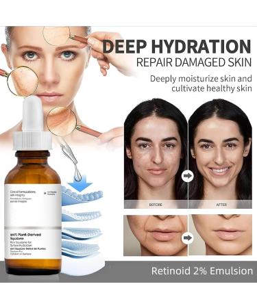 KOAHDE Squalane Deep Moisture Serum Squalane Dark Spot Corrector Serum Squalane Acne Reduce Serum Squalane Hydrating Serum Squalane Brighten Skin Serum Squalane Shrink Pores Facial Serum Collagen - Buy Online on GoSupps.com