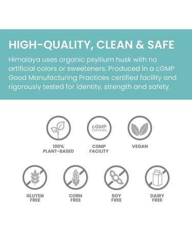 Himalaya Orange Psyllium Husk Powder - Daily Fiber Supplement - 12 oz (340 g) - Sugar Free, Gluten Free, Vegan - Buy Online on GoSupps.com