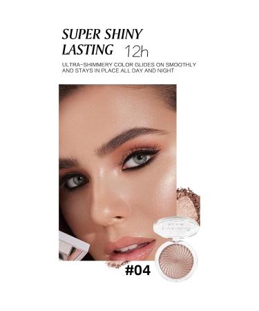 Highlighter Powder Body Shimmer - Brightening Glitter Makeup for Face Eyes & Body Glow | Sparkle & Shine (Q05 - Buy Online on GoSupps.com