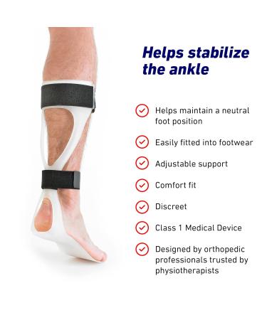 Neo-G Foot Drop Brace AFO - Class 1 Medical Device for Drop Foot Nerve Injury Relief - L - Right - Buy Online on GoSupps.com