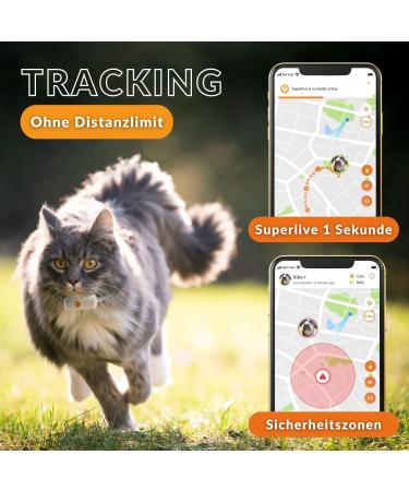 Weeneect XS for Cats - Mini GPS Tracker | Real-Time Tracking | Unlimited Distance | Smallest Model | Collar Included | 2023 Subscription - Buy Online on GoSupps.com